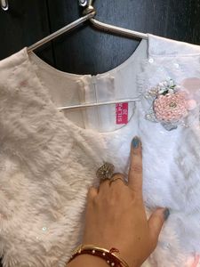 pink net frock