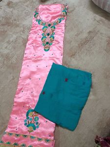 Pink Embroidered Kurta Set