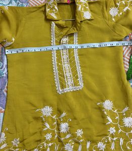 Unique Embroidered 2-piece Co-ord Set