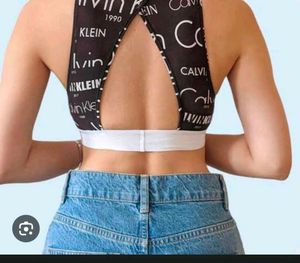 Calvin Klein Logo Crop Top