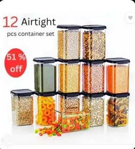 12 Airtight Kitchen Container Set
