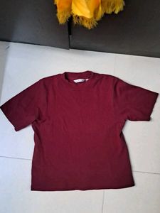Maroon Basic T-Shirt