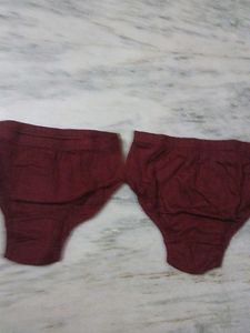 Maroon Briefs - Pack of 2
