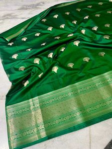Trendy Soft Silk Allover Boota Saree