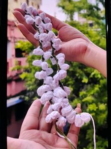 Handmade crochet Floral Gajra