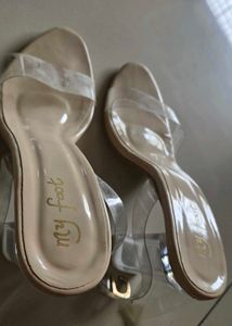 My Foot Clear Strap Heels