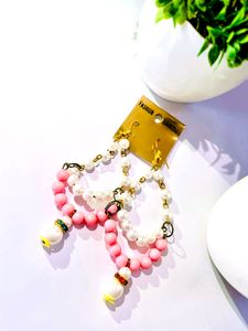 Casual Pink Earing& Studs