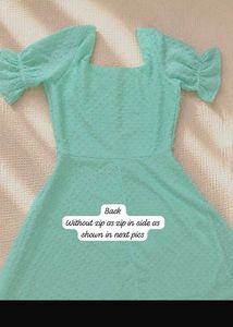 price drop🆘Pinteresty Aqua Swiss Dot Mini Dress