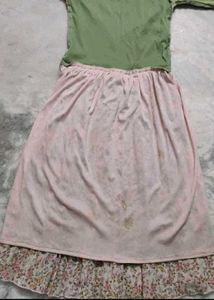 Stylish Green Floral Maxi dress