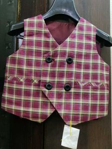 Boys' Burgundy Suit Set