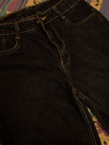 Dark Blue Straight Fit Denim Jeans
