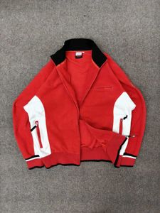 Red &amp; White Track Jacket
