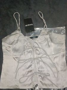 Silver Cami Top New with tag