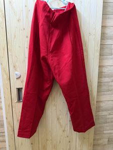 Red Wide Leg Pants