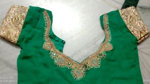 New Green Work Blouse