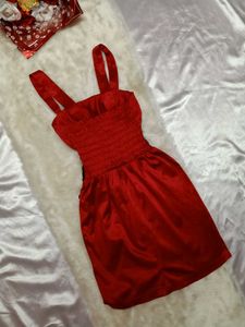 💅Red Party Dress with Bow💅