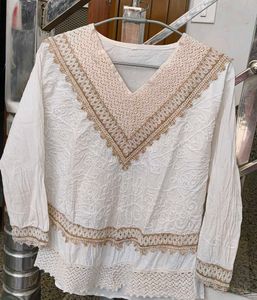 ✨short embroidery Kurti✨