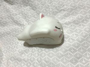 Cute White Cat Decor Piece