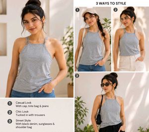 Grey Pinafore Dress - Casual &amp; Chic😻