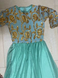 Sparkling Sequin Ethnic Gown