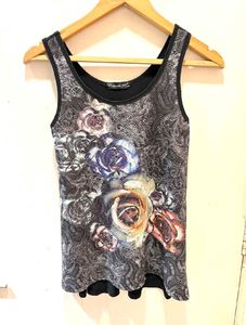 Floral Print imported Tank Top