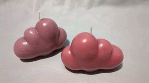 Cloud Shaped Candles 1 piece jasmine fragrance