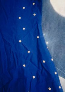 Elegant Blue Embroidered Kurta