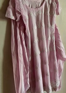 Baby Pink Kurta Set🩷✨🎀