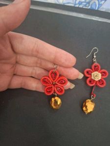 Quilled Flower Earrings