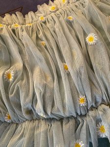 Daisy Detail Mesh Top
