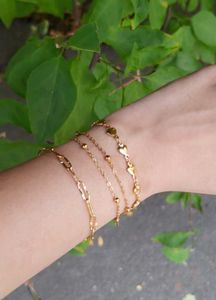 Anti Tarnish Chain bracelet combo