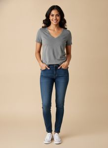 Banana Republic V-neck Grey T-shirt