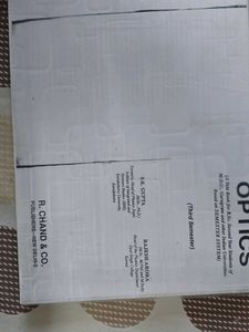 Optics Textbook for B.Sc. Second Year Students