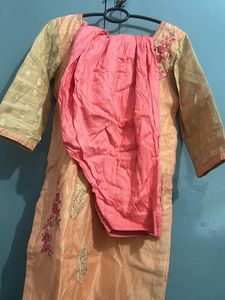 Beautiful Coral Colour Suit