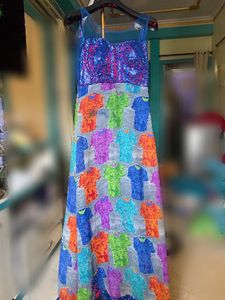 Stunning Blue Sequin Gown