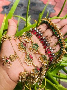 Indian Necklace Set with Earrings