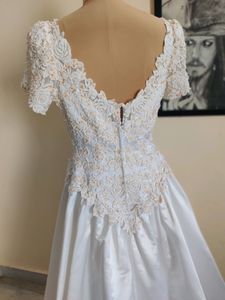 Vintage Satin Wedding Dress