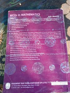R.D. Sharma MCQs in Mathematics Class X