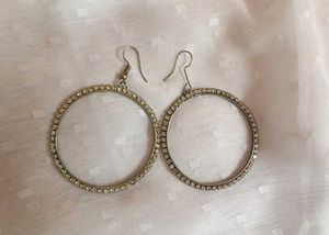 Sparkling Hoop Earrings