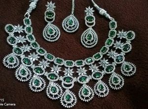 ✳️ Fixed Price  American Diamond Jewellery Set✳