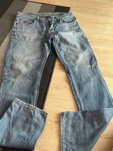 USPA Men's Light Wash Denim Jeans-34