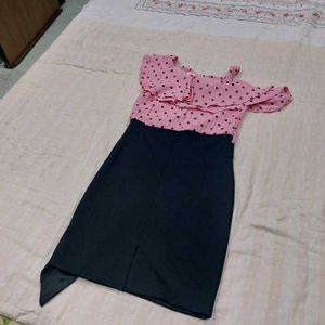 Cute Polka Dot &amp; Black Dress