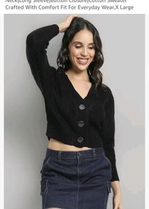 Stylish Black Cardigan
