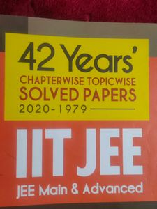 Maths IIT Jee Mains And Advanced  42 Y's Solved P