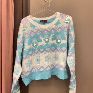 Cute Winter Reindeer Sweater