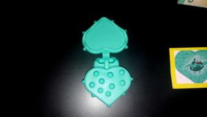 Heart Shaped Charms with Stickers