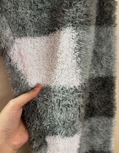 Cozy Plaid Fluffy Lounge Pants