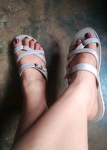 White Strappy Sandals