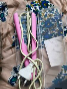 Pink Hair Straightener with Case