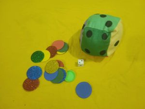 Dice and Tokens Game Set